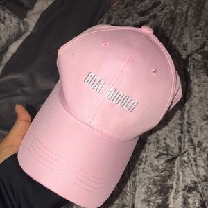 Pink goal digger hat MAKE OFFER